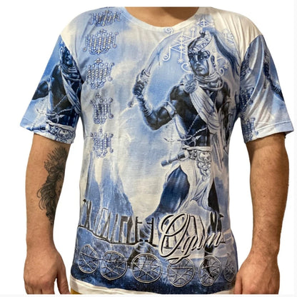 Camiseta Ogun em Viscose com estampa Silk Screen