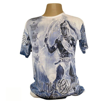 Camiseta Ogun em Viscose com estampa Silk Screen